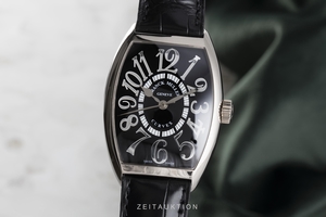 Franck Muller Curvex 18 ct white gold automatic Kal. 2800 Ref. 7851 SC