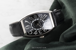 Franck Muller Curvex 18 ct white gold automatic Kal. 2800 Ref. 7851 SC