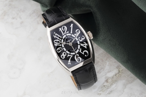 Franck Muller Curvex 18 ct white gold automatic Kal. 2800 Ref. 7851 SC
