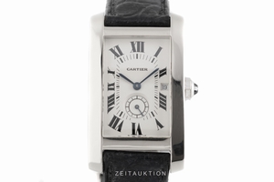 Cartier Tank Americaine 18 ct white gold quartz Kal. 012 Ref. 3012905