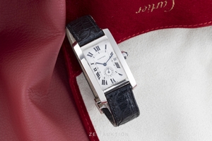 Cartier Tank Americaine 18 ct white gold quartz Kal. 012 Ref. 3012905