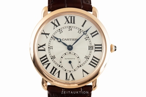 Cartier Ronde Louis 18 ct red gold automatic Kal. 1904-PSMC Ref. W6801005