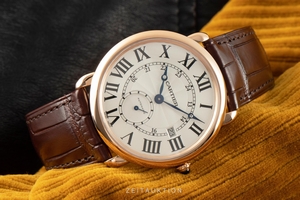 Cartier Ronde Louis 18 ct red gold automatic Kal. 1904-PSMC Ref. W6801005