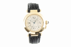 Cartier Pasha 18 ct gold automatic Kal. 20 Ref. 1990