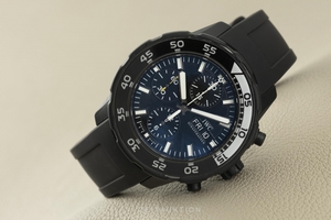 IWC Aquatimer chronograph Steel / rubber automatic Kal. C.79320 Ref. 3767