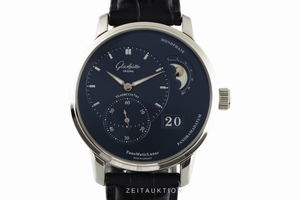 Glashutte Original PanoMaticLunar steel automatic Kal. GO90 Ref. 1-90-02-46-32-35