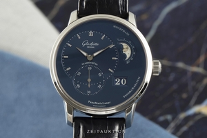 Glashutte Original PanoMaticLunar steel automatic Kal. GO90 Ref. 1-90-02-46-32-35