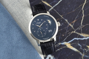 Glashutte Original PanoMaticLunar steel automatic Kal. GO90 Ref. 1-90-02-46-32-35