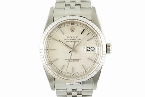 Rolex Datejust steel / white gold automatic Kal. 3135 Ref. 16234
