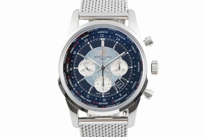 Breitling Transocean chronograph steel automatic Kal. B05 Ref. AB0510