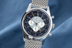 Breitling Transocean chronograph steel automatic Kal. B05 Ref. AB0510