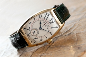 Franck Muller Curvex 18 ct gold automatic Ref. 2851Q