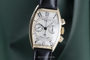 Franck Muller Casablanca chronograph 18 ct gold manual winding Kal. LWO 1870 Ref. 5850CC