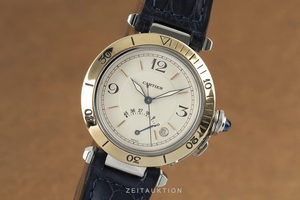 Cartier Pasha steel / gold automatic Kal. 050 Ref. 1033