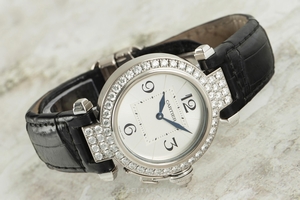 Cartier Pasha 18 ct white gold quartz Kal. 690 Ref. 2813