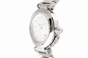 Cartier Pasha 18 ct white gold automatic Kal. 120 Ref. 2398
