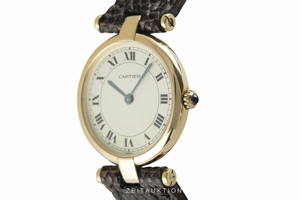 Cartier Vendome 18 ct gold quartz Kal. 81 Ref. 881002
