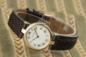 Cartier Vendome 18 ct gold quartz Kal. 81 Ref. 881002