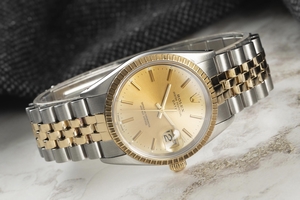 Rolex Date steel / gold automatic Kal. 3135 Ref. 15223