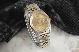 Rolex Date steel / gold automatic Kal. 3135 Ref. 15223