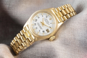 Rolex Lady Datejust 18 ct gold automatic Kal. 2030 Ref. 6927 VINTAGE