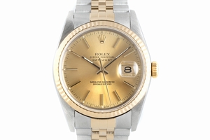 Rolex Datejust steel / gold automatic Kal. 3135 Ref. 16233