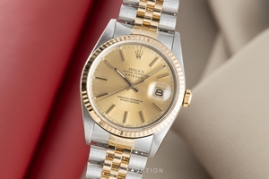 Rolex Datejust steel / gold automatic Kal. 3135 Ref. 16233