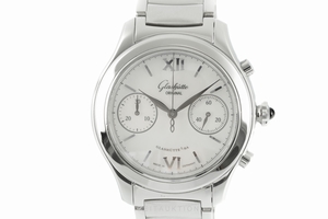 Glashutte Original Senator chronograph steel automatic Kal. GUB 39