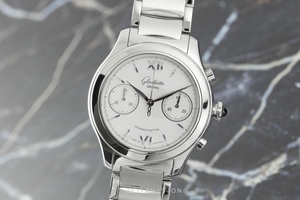 Glashutte Original Senator chronograph steel automatic Kal. GUB 39