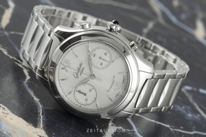 Glashutte Original Senator chronograph steel automatic Kal. GUB 39
