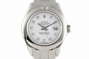 Rolex Datejust 18 ct white gold automatic Kal. 2235 Ref. 80329