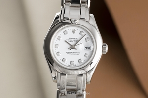 Rolex Datejust 18 ct white gold automatic Kal. 2235 Ref. 80329