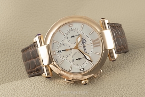 Chopard Imperiale chronograph 18 ct red gold automatic Kal. 1185 Ref. 384211-5001