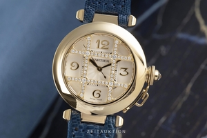 Cartier Pasha 18 ct gold automatic Kal. 120 Ref. 2399