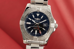 Breitling Avenger II GMT steel automatic Kal. B32 Ref. A32390