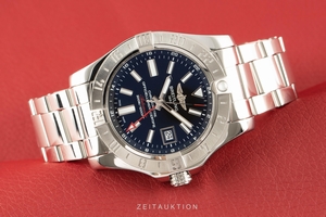 Breitling Avenger II GMT steel automatic Kal. B32 Ref. A32390