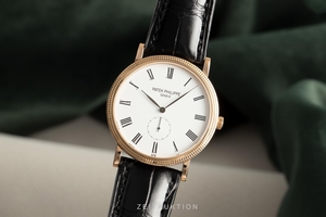 Patek Philippe Calatrava 18 ct red gold manual winding Kal. 215 Ref. 5119