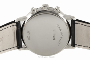 Blancpain Villeret chronograph 18 ct white gold automatic Kal. 1188