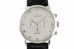 Blancpain Villeret chronograph 18 ct white gold automatic Kal. 1188