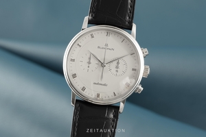 Blancpain Villeret chronograph 18 ct white gold automatic Kal. 1188