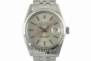 Rolex Datejust steel / white gold automatic Kal. 3035 Ref. 16014