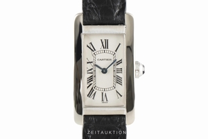 Cartier Tank Americaine 18 ct white gold quartz Kal. 157 Ref. 1713
