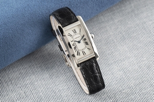 Cartier Tank Americaine 18 ct white gold quartz Kal. 157 Ref. 1713