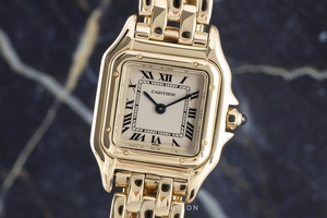 Cartier Panthere 18 ct gold quartz Kal. 157 Ref. 86691