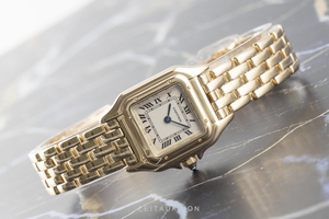 Cartier Panthere 18 ct gold quartz Kal. 157 Ref. 86691