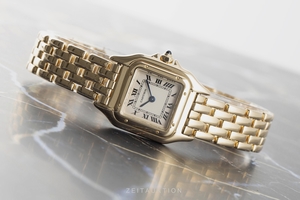 Cartier Panthere 18 ct gold quartz Kal. 157 Ref. 86691