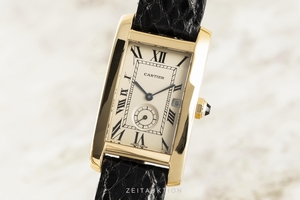 Cartier Tank Americaine 18 ct gold quartz Kal. 11 Ref. 811905