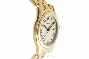 Cartier Cougar 18 ct gold quartz Kal. 87 Ref. 887904
