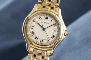 Cartier Cougar 18 ct gold quartz Kal. 87 Ref. 887904
