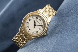 Cartier Cougar 18 ct gold quartz Kal. 87 Ref. 887904